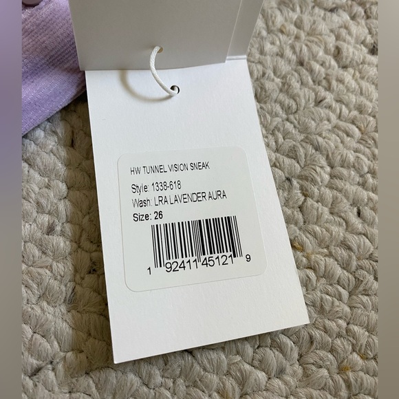 Brand new MOTHER The Tunnel Vision Sneak High-Rise Straight Corduroy Jeans (NWT) - Picture 8 of 16